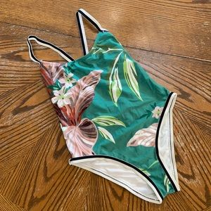 Xhilaration floral bathing suit
